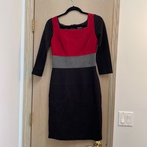 WHBM Color Block Dress